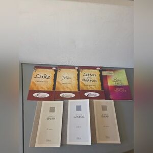 LOT of 7 TPT The Passion Translation Bible Books Brian Simmons Luke John Isaiah